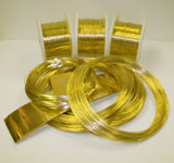 14k Yellow Gold Solder Wire 22 Gauge Density is Medium 14kt (Qty=3