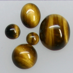 Tigereye Oval, Round Bead