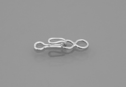 Silver Supplies  Sterling Silver Hook and Eye Clasps